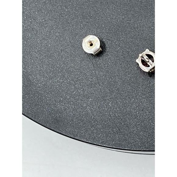 Angara Sterling Silver 925 Garnet Knot Pendant and Stud Earring Set July New - Picture 11 of 12